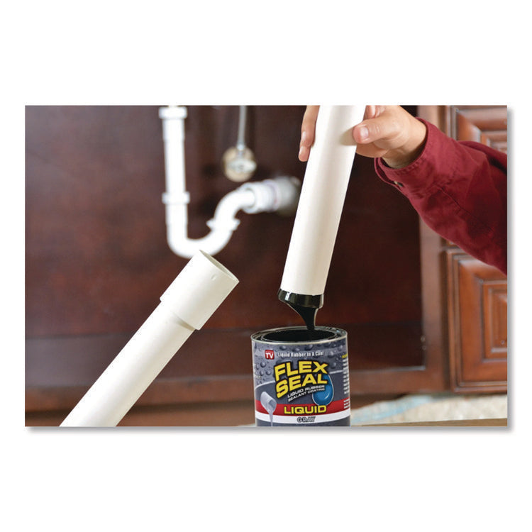 Liquid Rubber, 32 Oz Can, Black