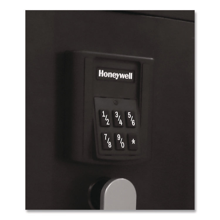 Fire And Waterproof Safe With Digital Lock, 11.8 X 16.7 X 15.6, 0.7 Cu Ft, Black
