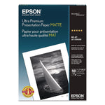 Ultra Premium Matte Presentation Paper, 10 Mil, 11.75 X 16.5, White, 50/pack