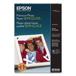 Premium Photo Paper, 10.4 Mil, 13 X 19, Semi-Gloss White, 20/pack