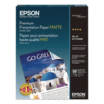Premium Matte Presentation Paper, 9 Mil, 13 X 19, Matte Bright White, 50/pack