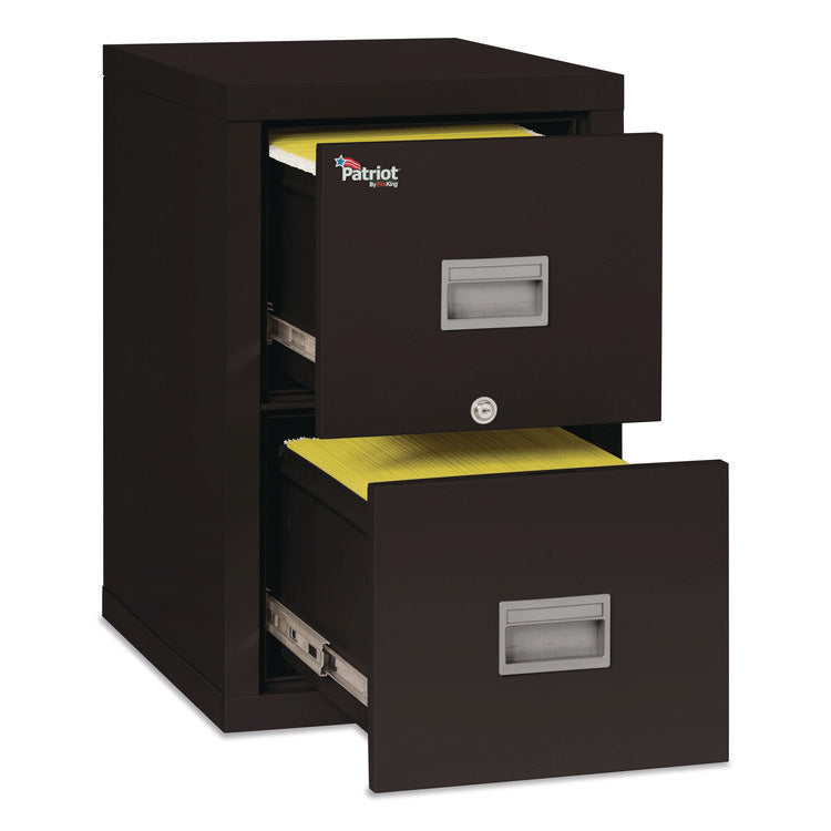 Patriot By Fireking Insulated Fire File, 1-Hour Fire Protection, 2 Legal/letter File Drawers, Black, 17.75" X 25" X 27.75"