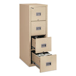 Patriot By Fireking Insulated Fire File, 1-Hour Fire Protection, 4 Legal/letter File Drawers, Parchment, 17.75 X 25 X 52.75