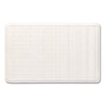 Safti-Grip Latex-Free Vinyl Bath Mat, 14 X 22.5, White, 4/carton