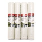 Safti-Grip Latex-Free Vinyl Bath Mat, 14 X 22.5, White, 4/carton