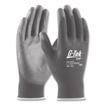 GP Polyurethane-Coated Nylon Gloves, EN388: 1111, 10" Long, Small, Gray, 12 Pairs