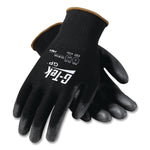 GP Polyurethane-Coated Nylon Gloves, EN388: 1111, 10" Long, X-Large, Black, 12 Pairs