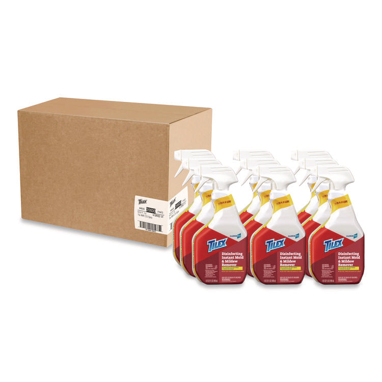 CloroxPro Disinfecting Instant Mold and Mildew Remover, 32 oz Smart Tube Spray, 9/Carton