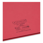 Two-Pocket Folder, Textured Paper, 100-Sheet Capacity, 11 X 8.5, Red, 25/box