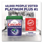 Platinum Plus ActionPacs Dishwasher Detergent Pods, Fresh Scent, 26.6 oz Tub, 47/Tub, 3 Tubs/Carton