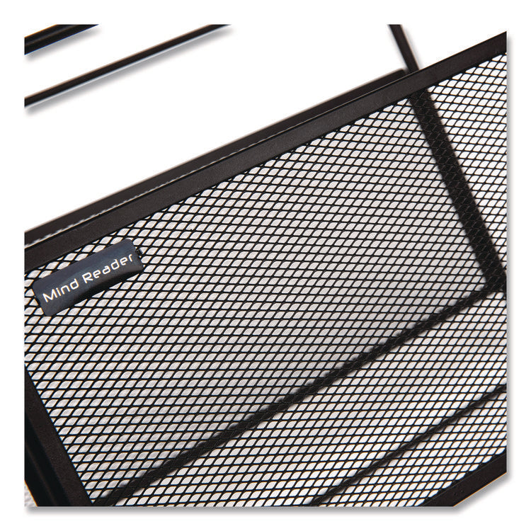 Hanging File Folder Organizer, Letter Size, 13" Long, Black