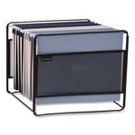 Hanging File Folder Organizer, Letter Size, 13" Long, Black