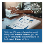 Premium Laser Print Paper, 98 Bright, 24 lb Bond Weight, 8.5 x 11, White, 500/Ream, 10 Reams/Carton