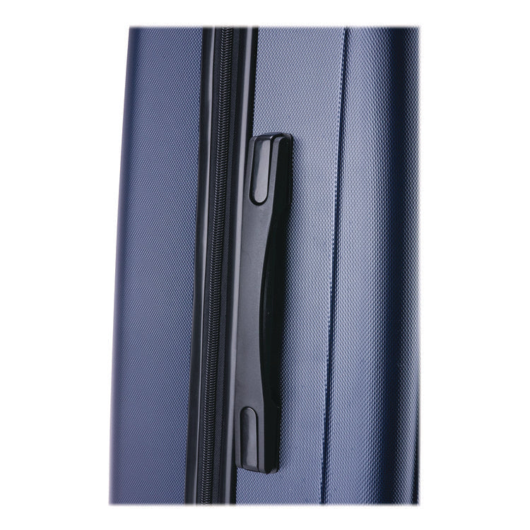 Pilot Hard Side Carry-On Suitcase, Four-Wheeled Spinner, 16.34 x 10.24 x 25.39, Blue