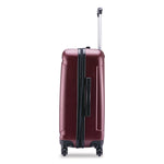 Pilot Hard Side Carry-On Suitcase, Four-Wheeled Spinner, 16.34 x 10.24 x 25.39, Wine
