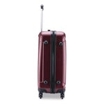 Pilot Hard Side Carry-On Suitcase, Four-Wheeled Spinner, 16.34 x 10.24 x 25.39, Wine