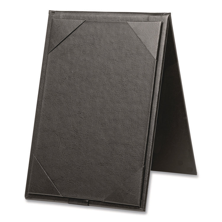 Table-Top Menu Holder, For 5 x 7 Menus, 5.6 x 7.6 Holder, Black
