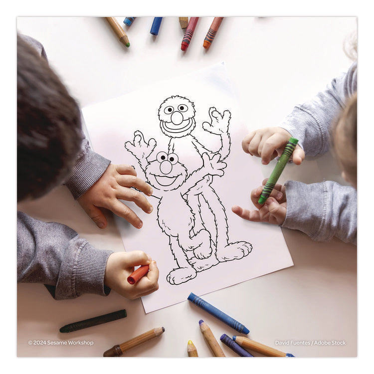 Sesame Street Favorite Friends Jumbo Coloring and Activity Book, 10.75 x 7.75, 64 Pages