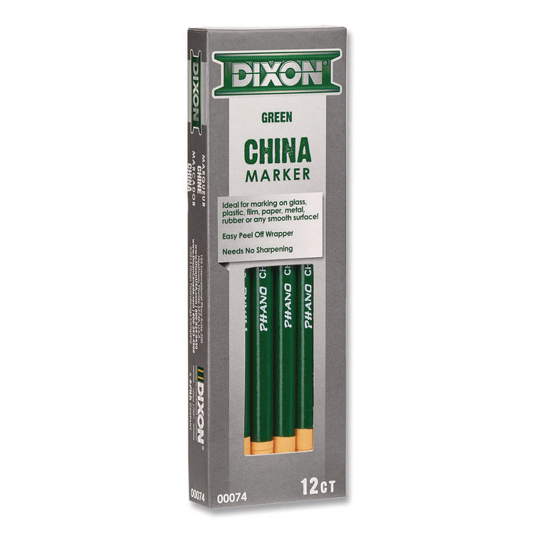 China Marker, Green, Dozen