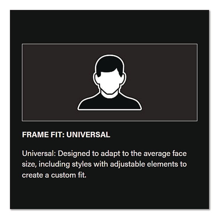 Anser Optical Safety Glasses, Anti-Fog, Scratch-Resistant, Clear Lens, Black Frame