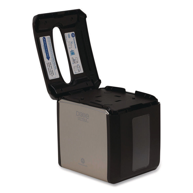 Tabletop Napkin Dispenser, 7.6 x 6.1 x 7.2, Stainless