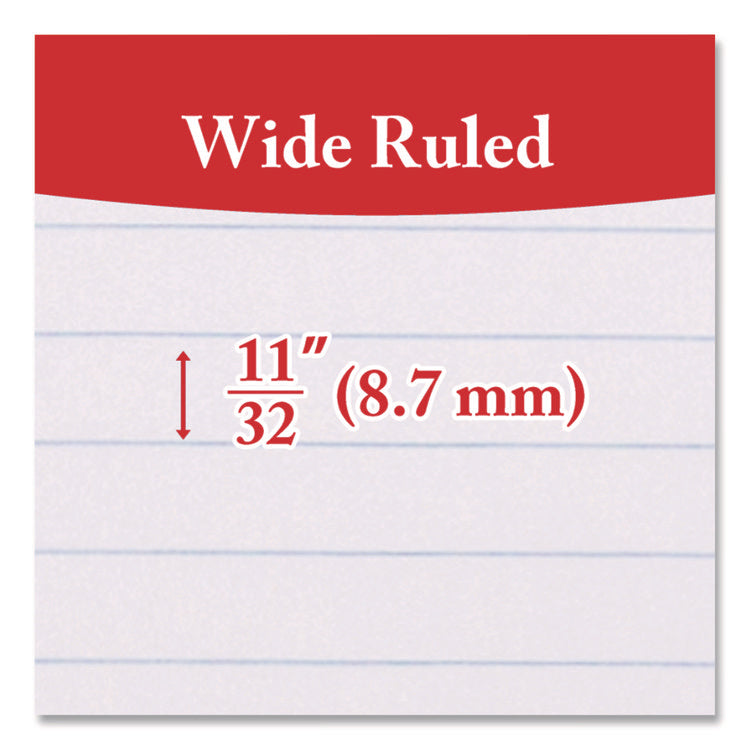 Filler Paper, Side: 3-Hole Punched, Wide/Legal Rule, 150/Pack