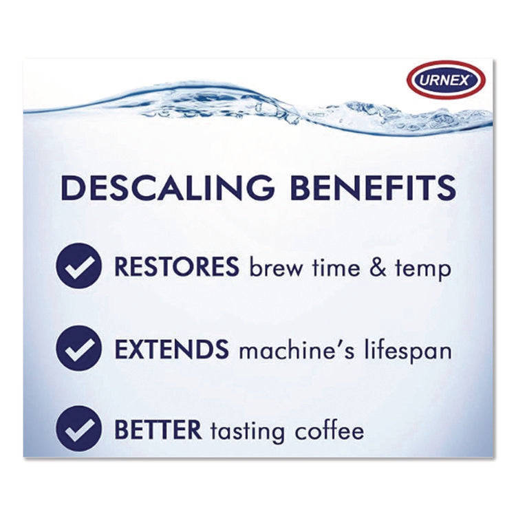 Coffee and Espresso Machine Descaling Powder, 1 oz Packets, 3/Box