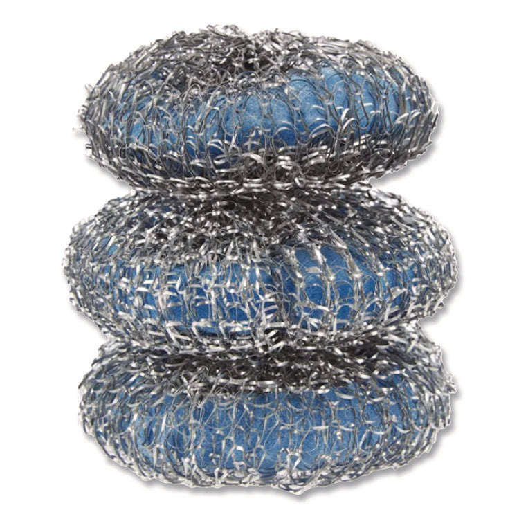 Ultra Steel Scrubbers, Gray/silver, 3/pack