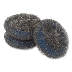 Ultra Steel Scrubbers, Gray/silver, 3/pack