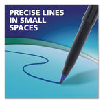 Wet Erase Marker, Fine Bullet Tip, Blue, Dozen