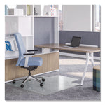 Oceanmat Carpet Chair Mat, 45 x 53, Lipped, Clear