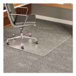 Execumat All Day Use Chair Mat For High Pile Carpet, 46 X 60, Rectangular, Clear