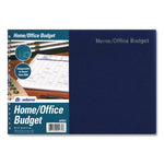 Home/Office Weekly/Monthly Budget Book, Two-Page Spread: 15 Columns, Royal Blue Cover, 7 x 10 Sheets, 32 Sheets/Book