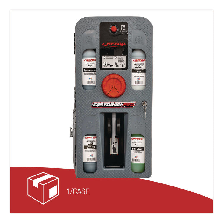 fastdraw pro, four bays for cleaners