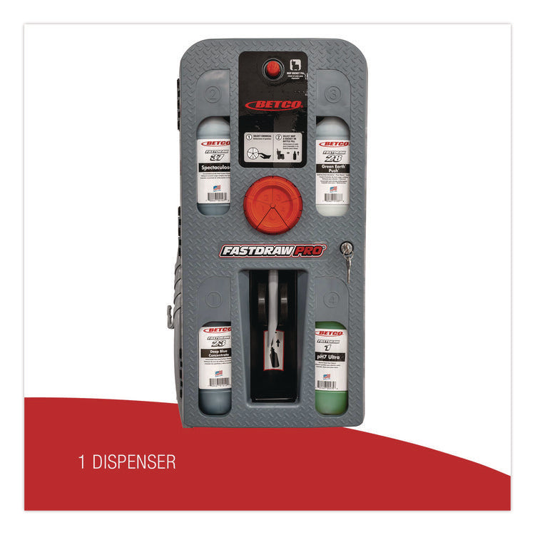 fastdraw pro, four bays for cleaners