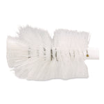 Sparta Handle Bottle Brush, Pint, White Polyester Bristles, 4.5" Brush, 7.5" White Plastic Handle