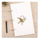 Metal Book Rings, 1.5" Diameter, 100/Box