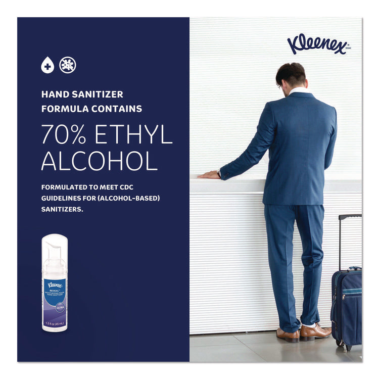 Ultra Moisturizing Foam Hand Sanitizer, 1.5 Oz Pump Bottle, Unscented, 24/carton