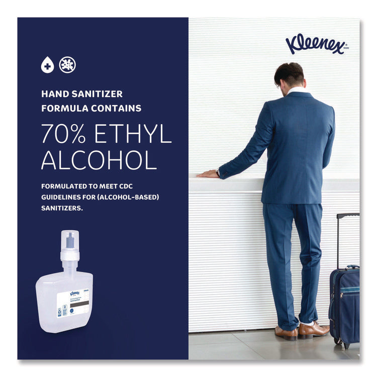 Super Moisturizing Foam Hand Sanitizer, 1,200 mL Cassette, Unscented, 2/Carton