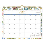 Day Designer Flutter Academic Year Wall Calendar, Butterfly Floral Artwork, 11 x 8.75, 12-Month (July to June): 2025 to 2026