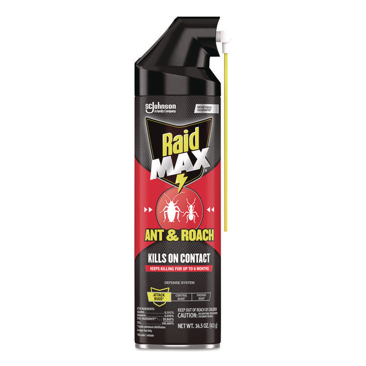 Ant/Roach Killer, 14.5 oz Aerosol Spray, Unscented, 6/Carton