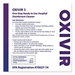 Oxivir TB Disinfectant Wipes, 6 x 6.9, Characteristic Scent, White, 160/Canister, 4 Canisters/Carton