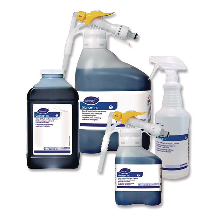 Glance Hc Glass And Multi-Surface Cleaner Empty Bottle, 32 Oz, Clear