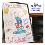 Take Note Dry-Erase Markers, Broad, Chisel Tip, Assorted, 12/Pack