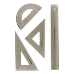 College Combination Set, Plastic, Transparent Smoke