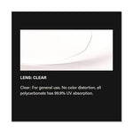 Zenon Z11sm Rimless Safety Glasses with Anti-Scratch Coating, Black Flexible-Plastic Frame, Clear Polycarbonate Lens