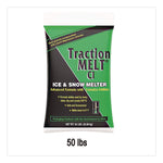 Traction Melt CI Ice and Snow Melter, 50 lb Bag