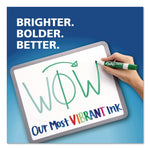 Low-Odor Dry-Erase Marker, Fine Bullet Tip, Blue, Dozen