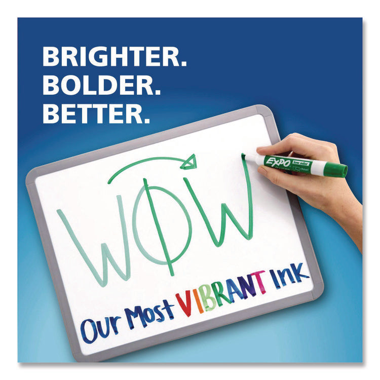 Low-Odor Dry-Erase Marker, Medium Bullet Tip, Blue, Dozen