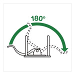 European A4 Lever-Arch Two-Ring Binder, 3" Capacity, 11.7 X 8.27, Black Marble